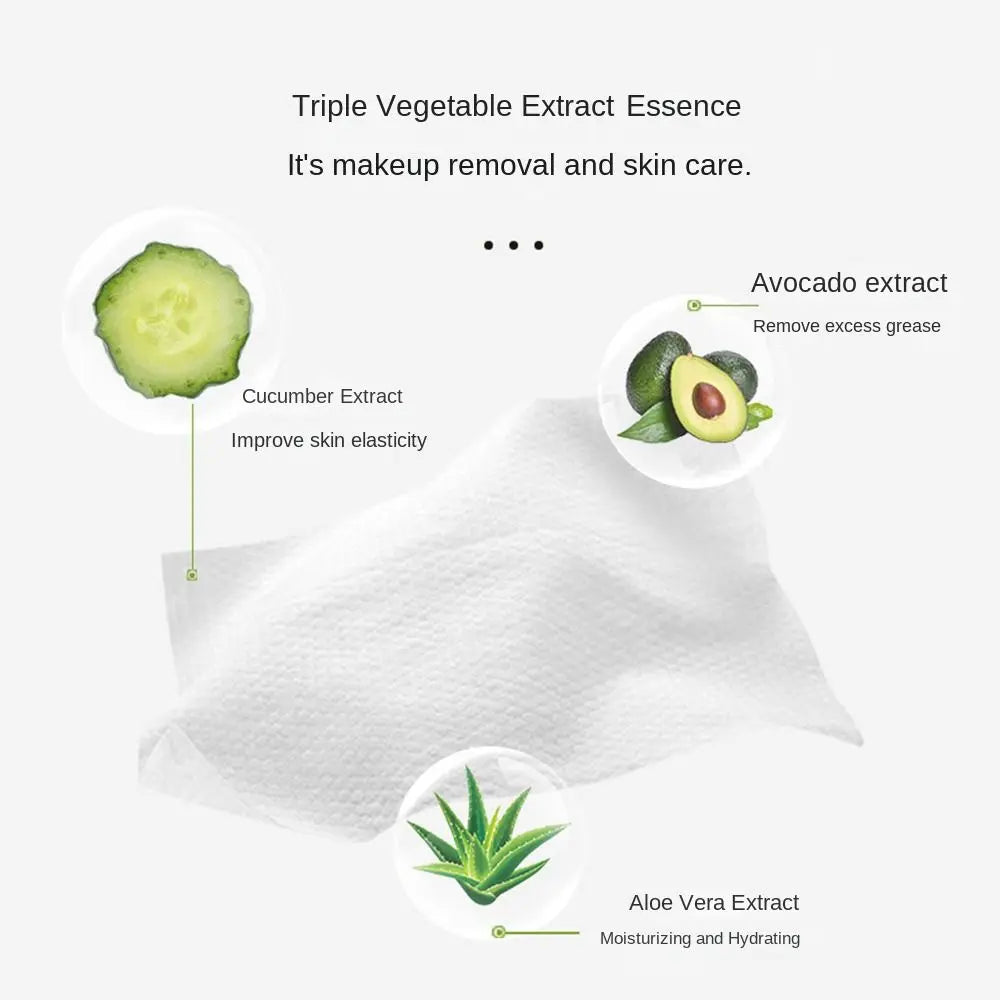 Soft Makeup Removal Wipes Cotton
