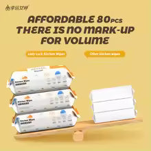 kitchen wipes for cleaning hands, tables, grease